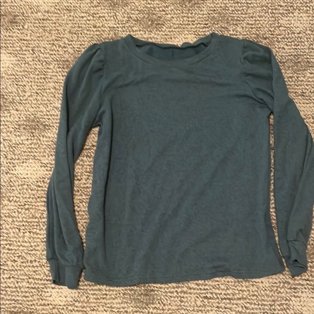 Teal Long Sleeve Women's Top
